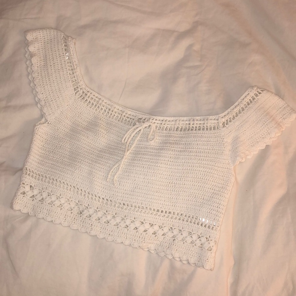 Crochet crop top